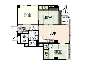 広島県広島市中区舟入南3丁目（賃貸マンション3LDK・3階・70.68㎡） その2