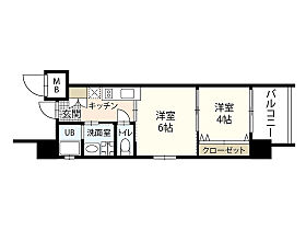 広島県広島市南区段原4丁目（賃貸マンション2K・5階・29.76㎡） その2