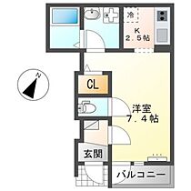 フルール宮内  ｜ 広島県廿日市市宮内1丁目（賃貸アパート1R・1階・26.82㎡） その2