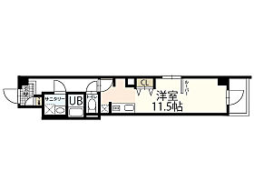 広島県広島市中区土橋町（賃貸マンション1R・2階・32.35㎡） その2