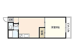 コーポヤマキ  ｜ 広島県広島市南区翠5丁目（賃貸マンション1DK・2階・36.00㎡） その2