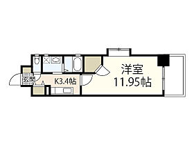 広島県広島市南区松川町（賃貸マンション1K・12階・36.36㎡） その2