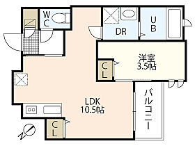 Pension July廿日市駅前  ｜ 広島県廿日市市須賀（賃貸アパート1LDK・2階・33.06㎡） その2