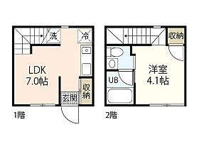 広島県広島市中区吉島東1丁目（賃貸アパート1LDK・1階・27.14㎡） その2