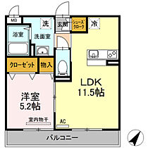 ソルフローラ  ｜ 広島県安芸郡海田町曙町（賃貸アパート1LDK・3階・40.95㎡） その2