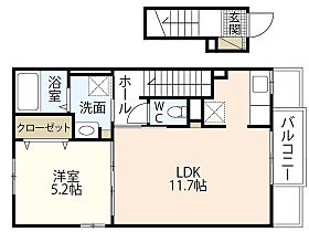 ベル　フォレ　A  ｜ 広島県安芸郡府中町山田2丁目（賃貸アパート1LDK・2階・43.32㎡） その2