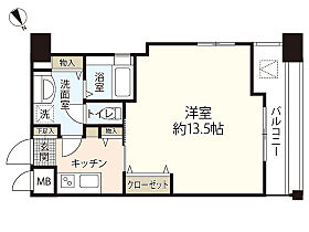 広島県広島市中区大手町3丁目（賃貸マンション1K・13階・37.65㎡） その2