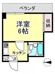 間取図画像 1K