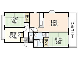 間取図画像 3LDK