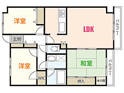 間取図画像 3LDK