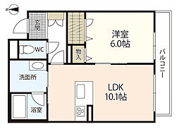 間取図画像 1LDK