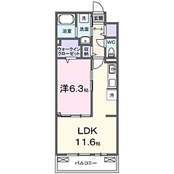 間取図画像 1LDK