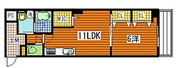 NSR8 1LDKの間取図画像