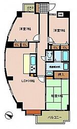間取図画像 3LDK