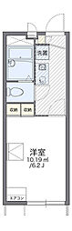 レオパレスオズヴァリー 1Kの間取図画像