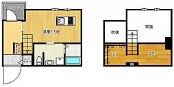 EPIC田方 ワンルームの間取図画像