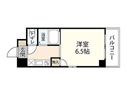 アネックス田村 1Kの間取図画像