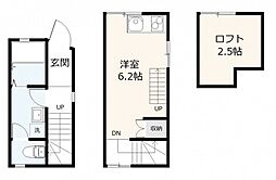 CASACOZy西条駅前 ワンルームの間取図画像