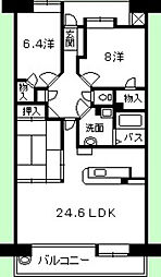 フローレンス東雲グランドアーク 3LDKの間取図画像