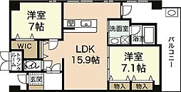 CERES 2LDKの間取図画像