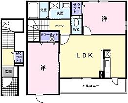 グラース　プラシード  ｜ 広島県広島市佐伯区五日市町下河内（賃貸アパート2LDK・2階・60.33㎡） その2