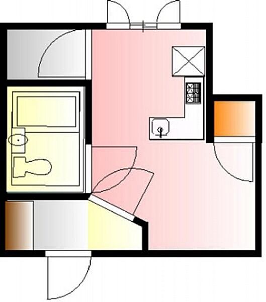 スカイシティ1番館 ｜広島県広島市安佐南区西原7丁目(賃貸マンション1R・5階・19.80㎡)の写真 その2