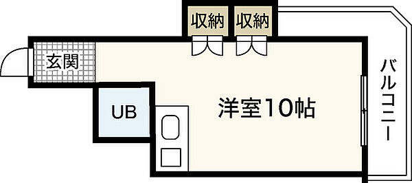 広島県広島市中区吉島町(賃貸マンション1R・2階・20.30㎡)の写真 その2