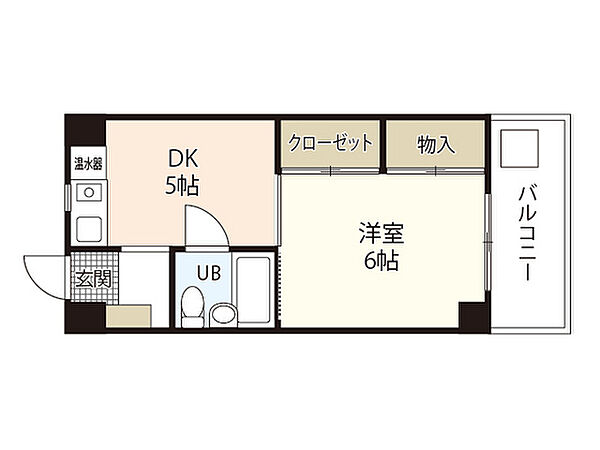 メゾン安川 ｜広島県広島市安佐南区相田1丁目(賃貸マンション1DK・5階・26.28㎡)の写真 その2