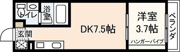 エストレビータ ｜広島県広島市佐伯区五日市中央4丁目(賃貸アパート1DK・1階・23.30㎡)の写真 その2