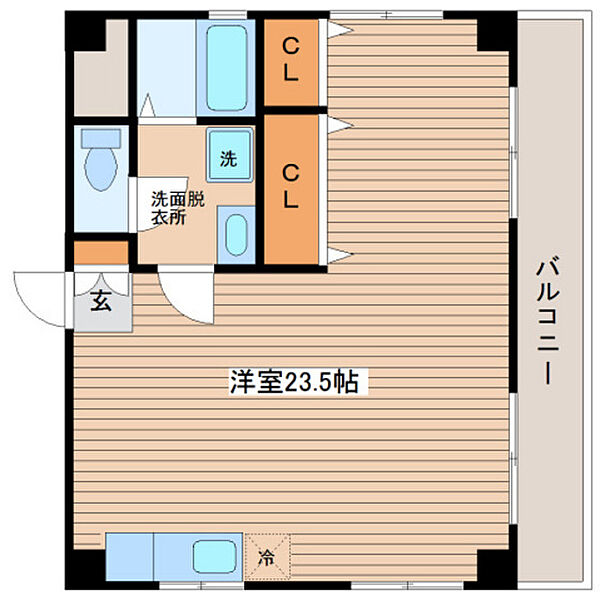 リブレシティ ｜広島県広島市中区南竹屋町(賃貸マンション1R・6階・47.56㎡)の写真 その2