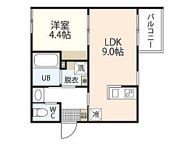 Lien草津南  ｜ 広島県広島市西区草津南2丁目（賃貸アパート1LDK・2階・32.29㎡） その2