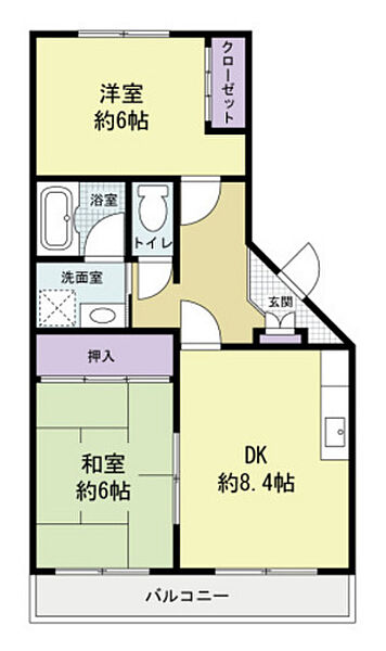 プレミールS ｜広島県広島市安佐南区長束西1丁目(賃貸マンション2LDK・1階・53.00㎡)の写真 その2