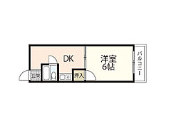 間取図画像 1DK