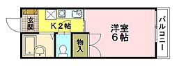 間取図画像 1K
