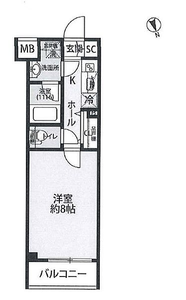 プレール・ドゥーク高井戸 ｜東京都杉並区高井戸東2丁目(賃貸マンション1K・1階・25.52㎡)の写真 その2