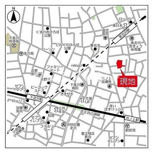 コンフォリア北沢 106｜東京都世田谷区北沢1丁目(賃貸マンション1LDK・1階・40.91㎡)の写真 その21