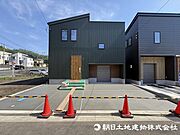 ＜外観＞スカイバルコニー＆スキップフロアのある家。