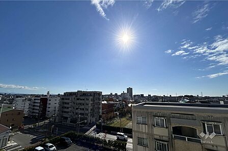 バルコニーからの眺め(南東方向)