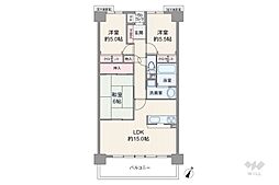 間取図画像 3LDK