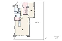 ライオンズマンション藤ケ丘ガーデン 1LDKの間取図画像