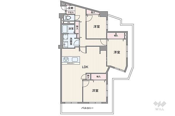 間取りを拡大表示