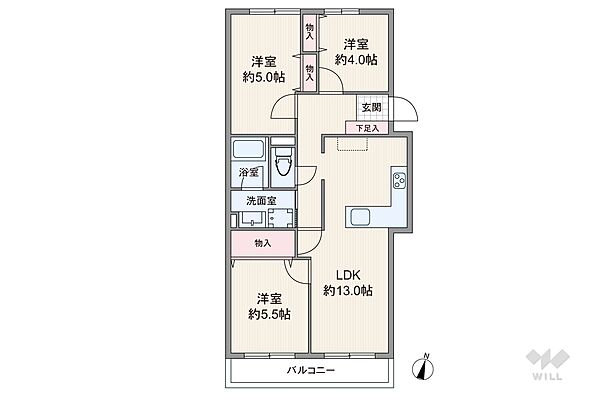 間取りを拡大表示