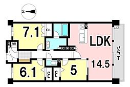 間取図画像 3LDK