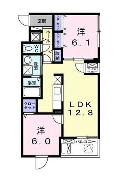 サンヒルズ寺尾VI 301｜神奈川県横浜市鶴見区北寺尾２丁目(賃貸マンション2LDK・3階・56.89㎡)の写真 その2