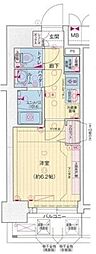 プレサンス横浜鶴見中央シュネル 1Kの間取図画像
