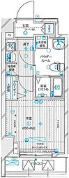 メインステージ蒲田6エグザ 1Kの間取図画像
