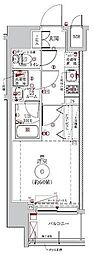LUMEED横濱南 1Kの間取図画像