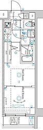 ラフィスタ蒲田南2 2Kの間取図画像
