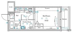 ラフィスタ元町2 1Kの間取図画像