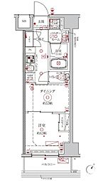クレイシアIDZ川崎ザ・テラス 2Kの間取図画像